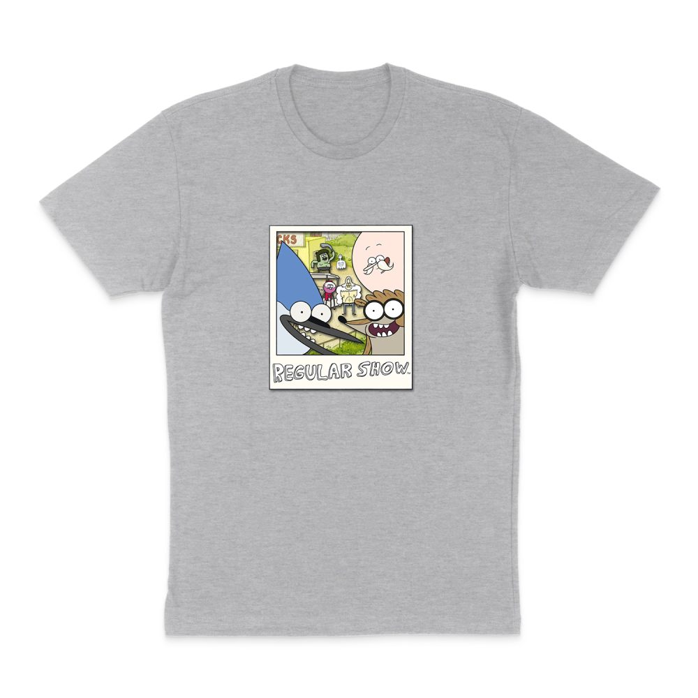 REGULAR SHOW INSTANT PICTURE JUNIORS SHORT SLEEVE T-SHIRT