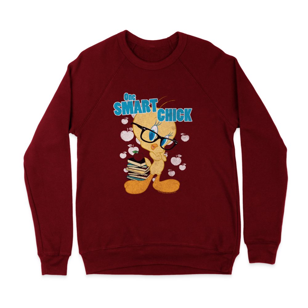LOONEY TUNES ONE SMART CHICK SWEATSHIRT