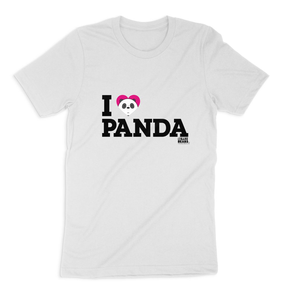 WE BARE BEARS HEART PANDA SHORT SLEEVE T-SHIRT