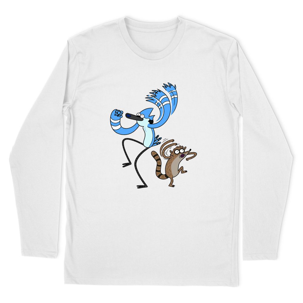 REGULAR SHOW OOO LONG SLEEVE T-SHIRT