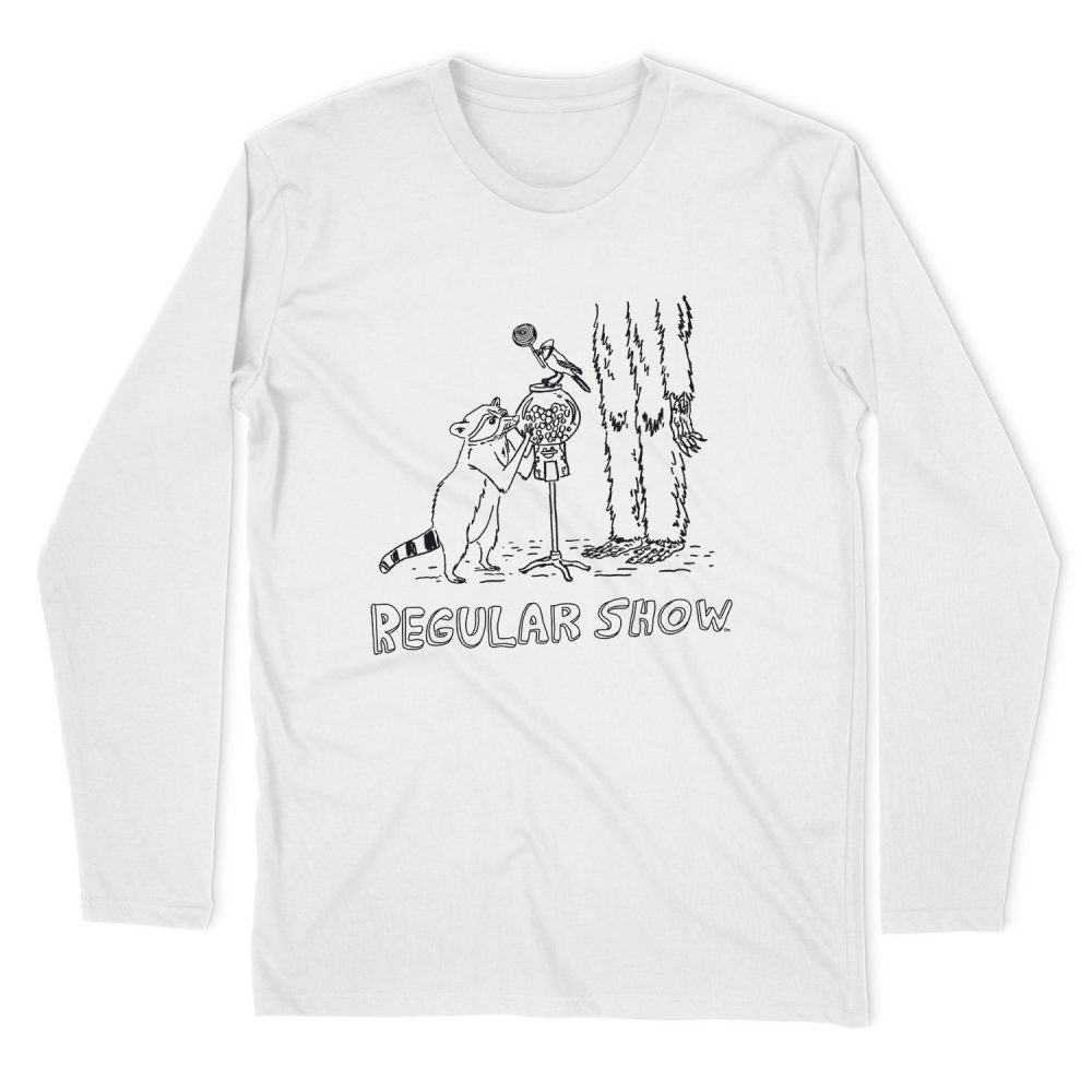 REGULAR SHOW TATTOO ART LONG SLEEVE T-SHIRT