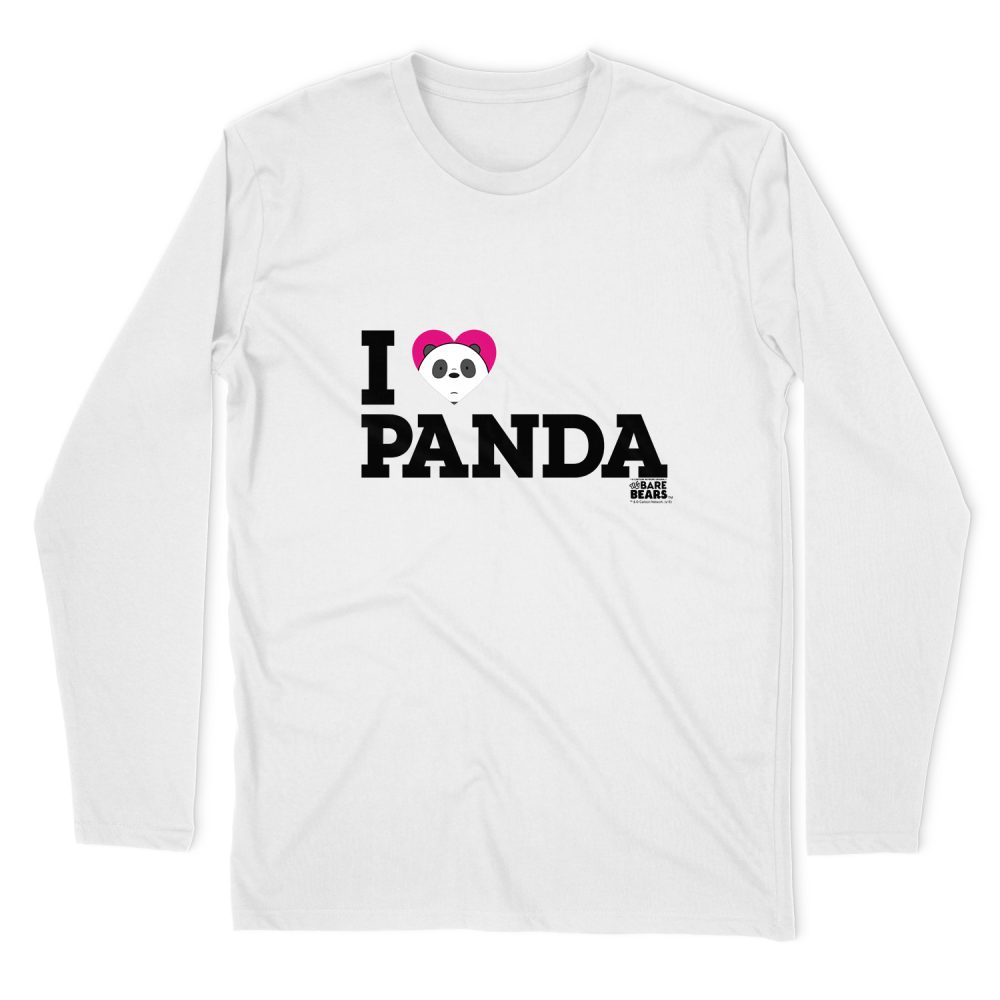 WE BARE BEARS HEART PANDA LONG SLEEVE T-SHIRT