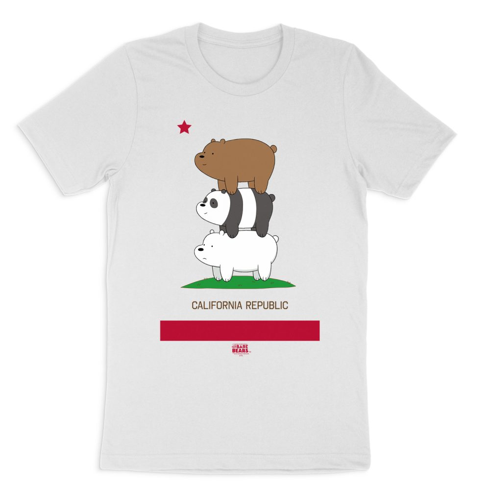 WE BARE BEARS CALI STACK SHORT SLEEVE T-SHIRT