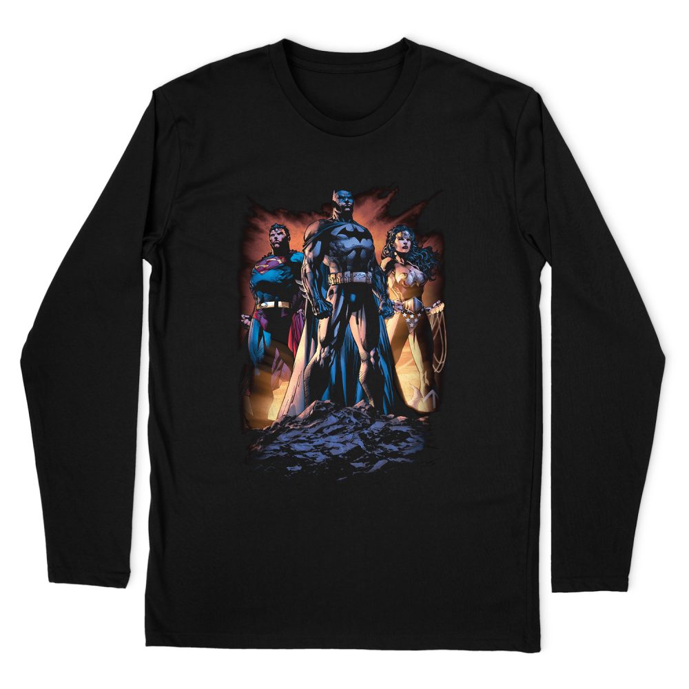 JUSTICE LEAGUE TAKE A STAND LONG SLEEVE T-SHIRT