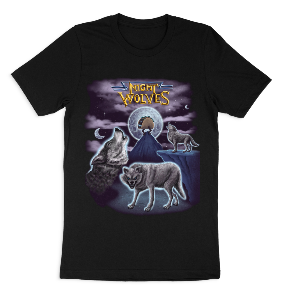 UNCLE GRAND PA NIGHT WOLVES SHORT SLEEVE T-SHIRT
