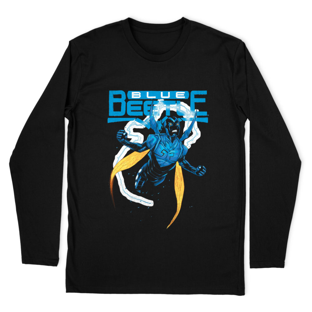 JUSTICE LEAGUE BLUE BEETLE #2 LONG SLEEVE T-SHIRT