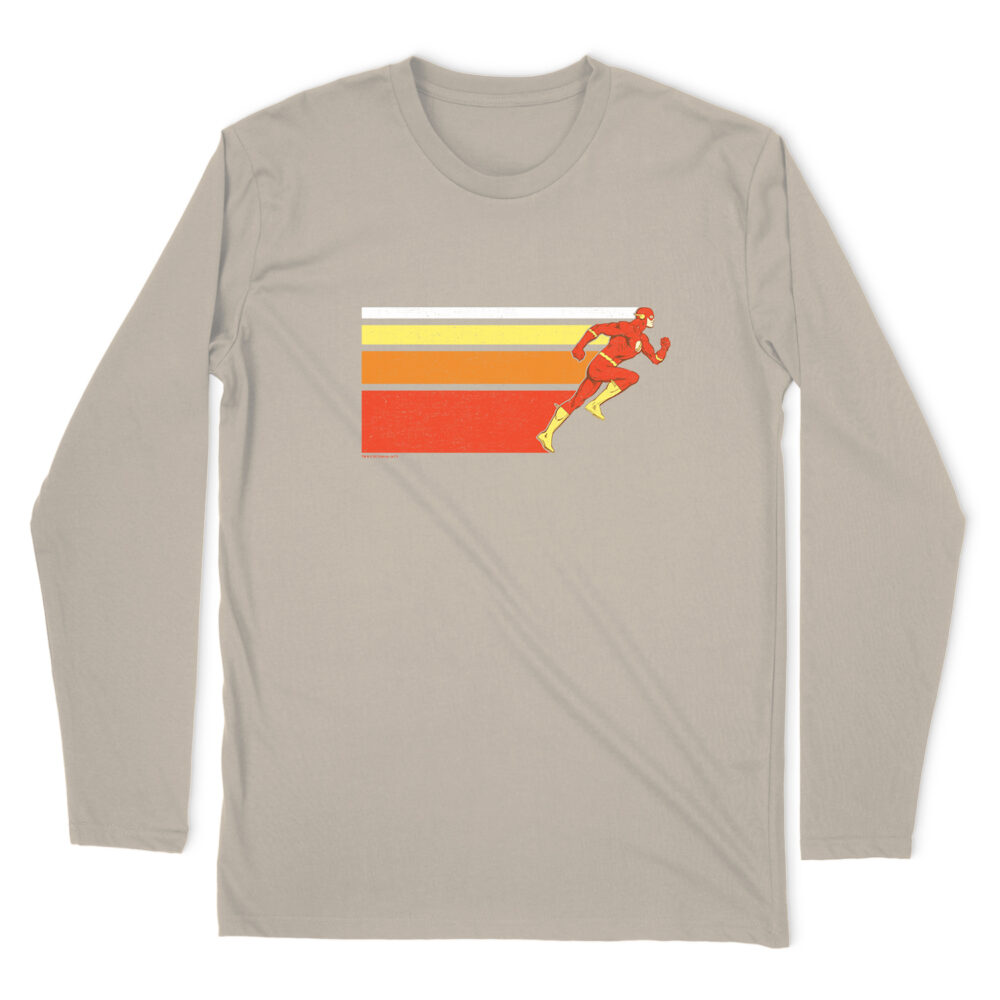 THE FLASH FLASH RETRO BARS LONG SLEEVE T-SHIRT