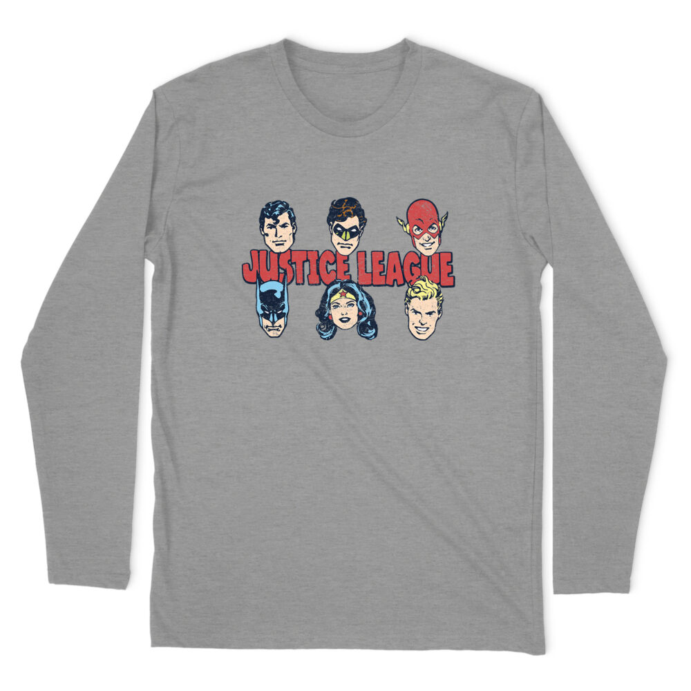 DC COMICS JUSTICE LINEUP LONG SLEEVE T-SHIRT