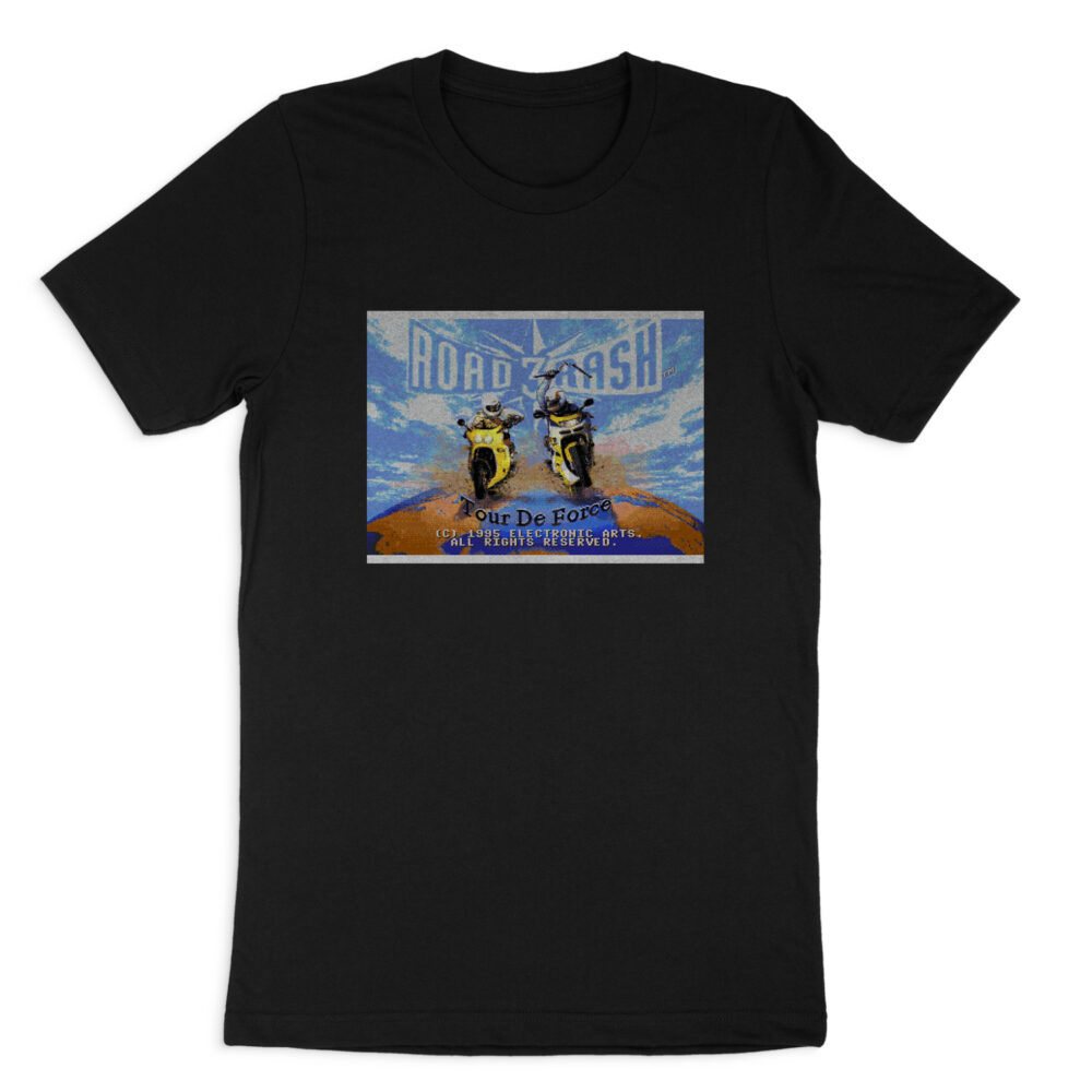 ROAD RASH RETRO SEGA POSTER SHORT SLEEVE T-SHIRT