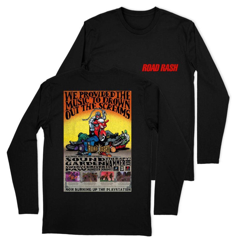 POSTER ROAD RASH II LONG SLEEVE T-SHIRT