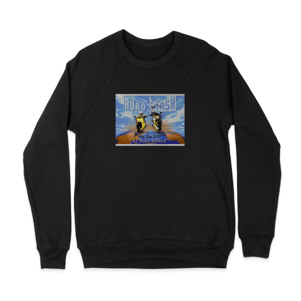 ROAD RASH RETRO SEGA POSTER SWEATSHIRT